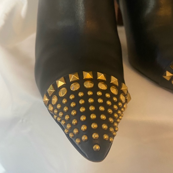 Gucci Malaga Kid Black Ankle boots. Size 38.5. Gorgeous 🦋🦋🦋 - Picture 4 of 11